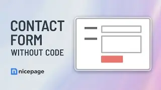 Nicepage Lessons: Contact Form Element