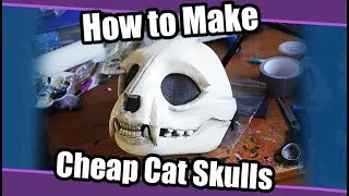 How To Make A Cat Skull For Fursuit & Cosplay + Template/Pattern | Fursuit  Tutorial
