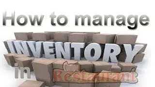 How to manage inventory in Compu Restaurant Billing Software