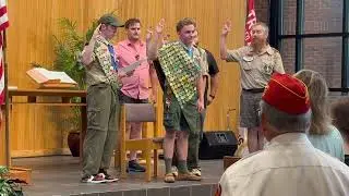 David Etling Eagle Scout Court of Honor Ceremony