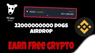 Dogs Listed on Binance / Binance Dogs coin Launchpool airdrop / Binance launchpool