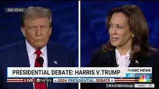 Harris, Trump exchange barbs on abortion, fracking in tense debate