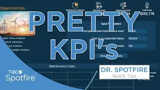 Pretty KPI's in Spotfire using HTML and CSS