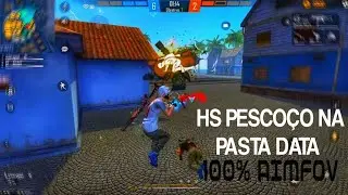 SAIU!! HS PESCOÇO NA PASTA DATA📌📂 com AIMFOV 100% ANTIBAN ANTI-BLACKLIST✅