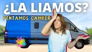 😳 Success or Disaster? WE PAINTED THE VAN and THIS IS WHAT IT LOOKED LIKE 🚐 Camper van build