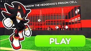 SHADOW THE HEDGEHOG PRISON RUN! (OBBY)Roblox Gameplay Walkthrough No Death 4K