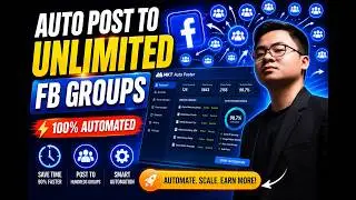 Facebook Auto Poster Unlimited Groups | Bulk Facebook Group Posting Automation