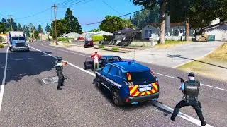 [GTA 5] PATROUILLE AVEC LA NOUVELLE PEUGEOT 3008 DE LA GENDARMERIE EN ZONE RURALE | LSPDFR #29