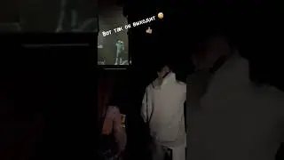 Гуф перед выходом на сцену