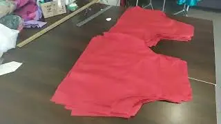 День работы в ателье. Фартук для продавца.