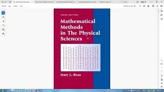 MMP- (Video 2 ) Mathematical Methods in the Physical Sciences I & II.