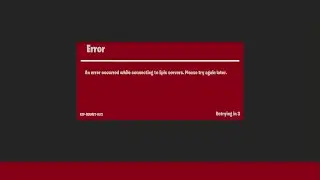 an  Error occured while i was trying to play Fortnite
