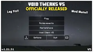 Void Tweaks V5 For MCPE 1.21+ (FPS BOOST)