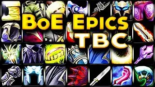 BoE Epics in Burning Crusade Classic