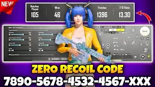 BGMI SENSITIVITY SETTINGS | BGMI SENSITIVITY CODE 🔥 TODAY | BGMI 4 FINGER CONTROL CODE.