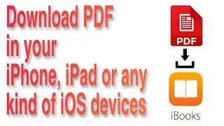 Download PDF in iPhone, iPad , iPod or any kind of iOS devices