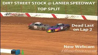iRacing VR: Dirt Street Stock @ Lanier Speedway (Top Split) - Dead Last, Podium Finish