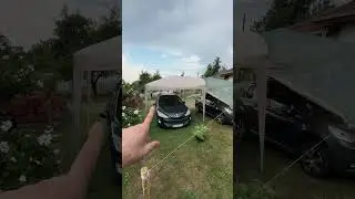 Protect Cars From Hail Damage Gazebo + Net