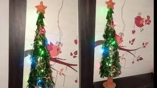 How to make Christmas tree at home/Diy Christmas tree using paper and gift wrapper @UMendCreativity