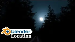 Лес в блендер - готовая локация скачать | Forest in blender - ready location download
