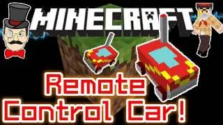 Minecraft Mods - REMOTE CONTROL CAR Mod ! RC Racing Car Toy - Amazing !
