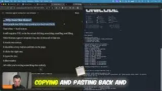 Hermes Agent controls your Mac. 
 
 It clicks and types for you. 
 
 Work is now automated.