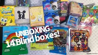 Unboxing 14 Blind Boxes! (MHA, Stitch, Spiderman, LPS, AND MORE.)