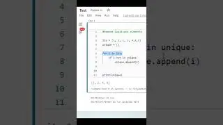 Remove Duplicate Value | Remove Dulicate element from list 