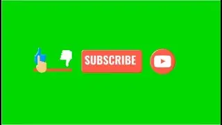 YOUTUBE Like and Subscribe Button Green Screen||1. Green Screen Subscribe Button (No Copyright)