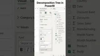 Decomposition Tree in PowerBI  #shorts #powerbipro #viralshort #mustwatch #powerbi #shots