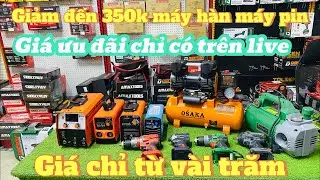Xả kho máy hàn máy pin giá rẻ #cokhi #xaydung #mayhan #mayhangiare #maykhoan #maynenkhi #xuhuong
