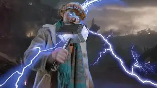 Buratino Lifts Thor's Hammer