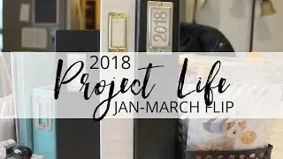 Project Life 2018 Flip Through | January to March