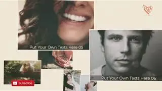 Free Project PR, Lovely Photo Slideshow | Premiere Pro CC 2018 with Essential Graphic