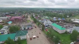 Калтасы с птичьего полета. Квадрокоптер.