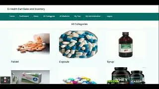 E Health Cart Sales and Inventory System | Spring Boot Angular Project | Spring Boot CRUD Project