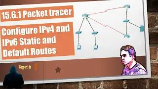 15.6.1 Packet Tracer – Configure IPv4 and IPv6 Static and Default Routes