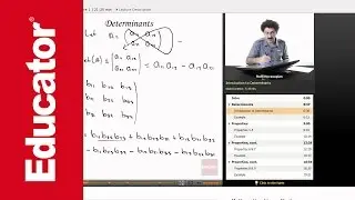 Linear Algebra Lesson: Determinants