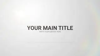 Premiere Pro Templates - Clean Flip Title