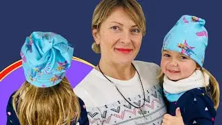 Very Easy Beanie Hat and Fleece Neck Scarf For Kids and Adults - Winter Hats