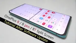 oneplus 8 | 8 pro | 8t Split Screen Tutorial | Dual Screen Mode Settings