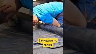 Замена конвейерной ленты #лента #транспортер #конвейер #конвейерноеоборудование #вулканизация #масло