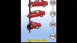 Hız yaparsanız muhtemel karşılaşacağınız sonuç ( 50, 70, 90, 180 km hız görüntüsü)