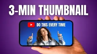 How To Make A YouTube Thumbnail in 3 Minutes In Canva !