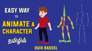 ANIMATE a Character -Duik Bassel (Rigging)- After effects Tutorial-Free Plugin
