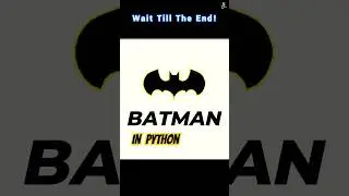 Bat Pattern🦇 | Batman Pattern Using Python Turtle💥🔥🧡💯 #shortvideo #shorts #python #viral #trending