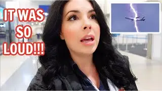 Flight Attendant Life - WE GOT STRUCK BY LIGHTNING FLYING ON THE AIRBUS a321... 😱✈️