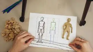 Лепка фигуры человека