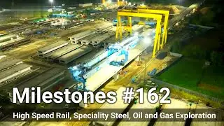 24x7 work on High Speed Rail project in India, Speciality Steel Manufacturing, Oil and Gas