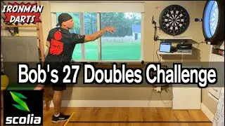 Bob's 27 Doubles Practice on Ironman Darts featuring Scolia Home System
